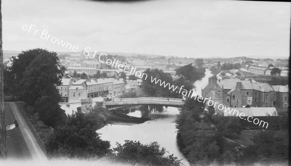 CASTLE AND RIVER FROM CASTLE